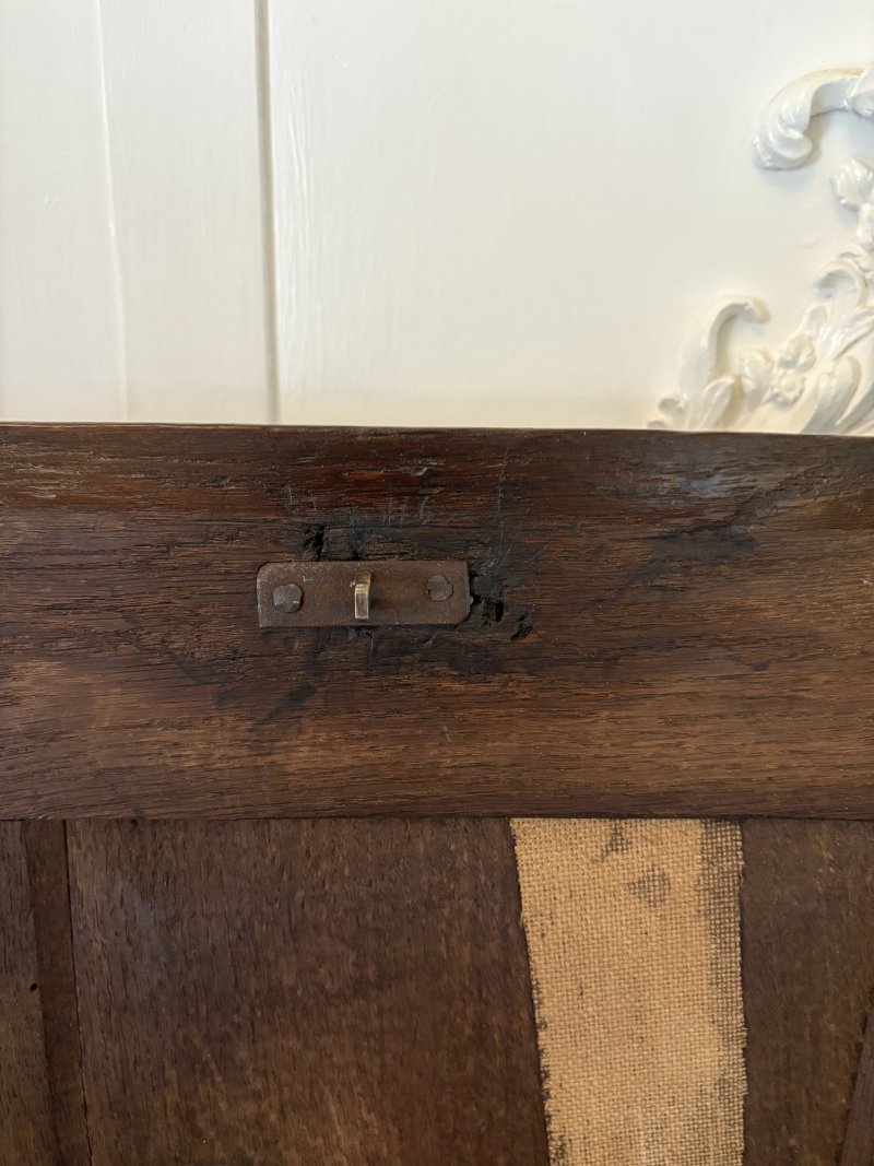 Antique 17th Century Quality Oak Mule Chest - Image 16